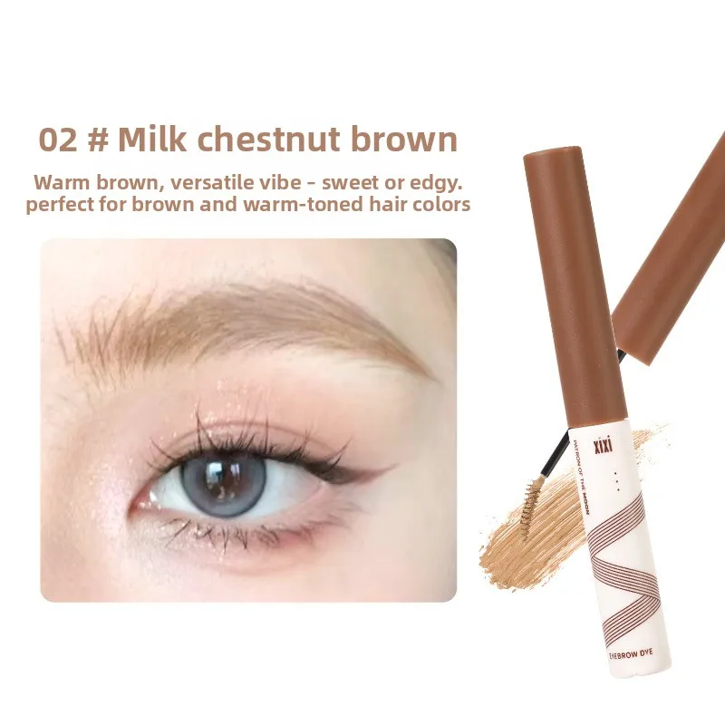 Pluma de tinte para cejas y pestañas, 3 colores, tinte rápido, Gel para tinte de cejas, crema para cejas, potenciadores de cejas, máscara XIXI, herramienta de maquillaje