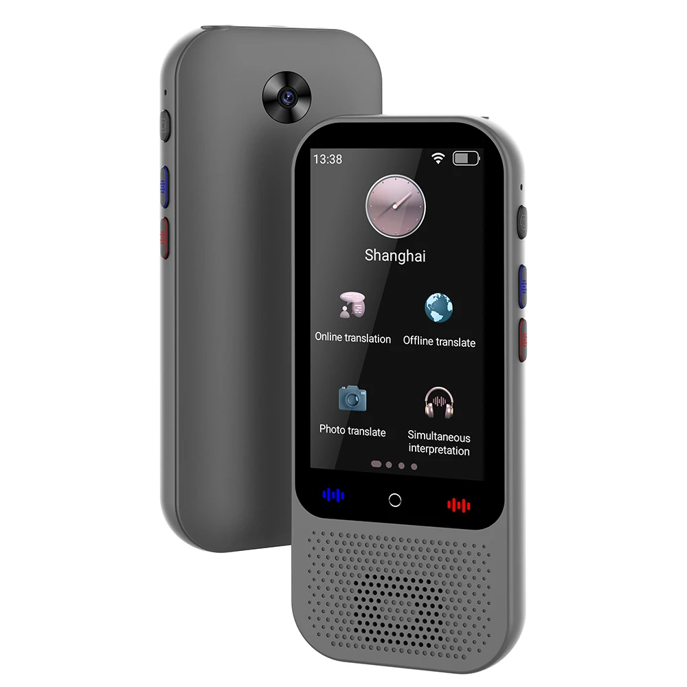 

Portable Language Translator Device with 138 Languages Voice Translating 16 Offline Translation Simultaneous Interpretation