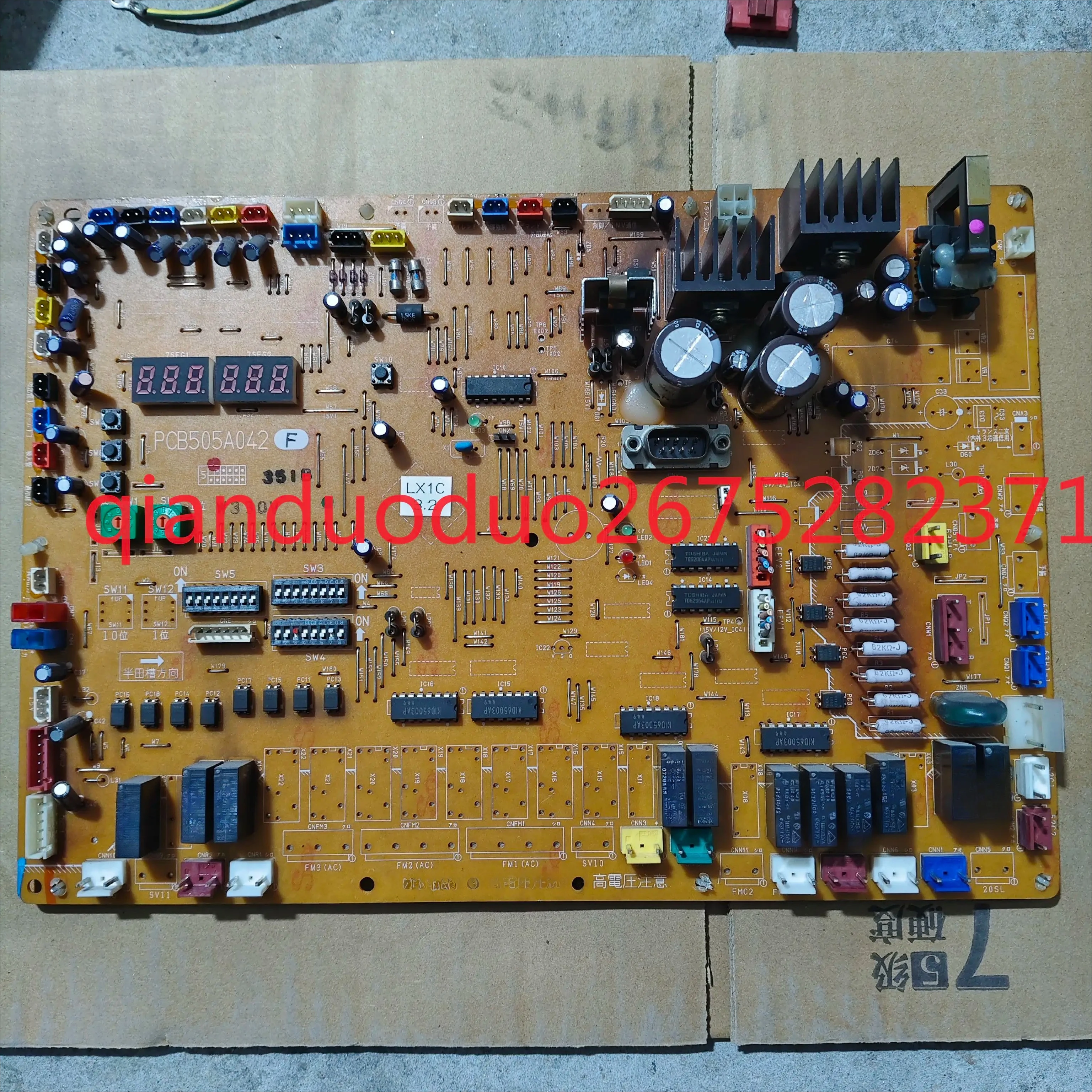 ใช้ได้กับ MITSUBISHI Heavy Industries Haier Air Conditioner บอร์ดหลัก PCB505A042 F เดิมถอดชิ้นส่วน