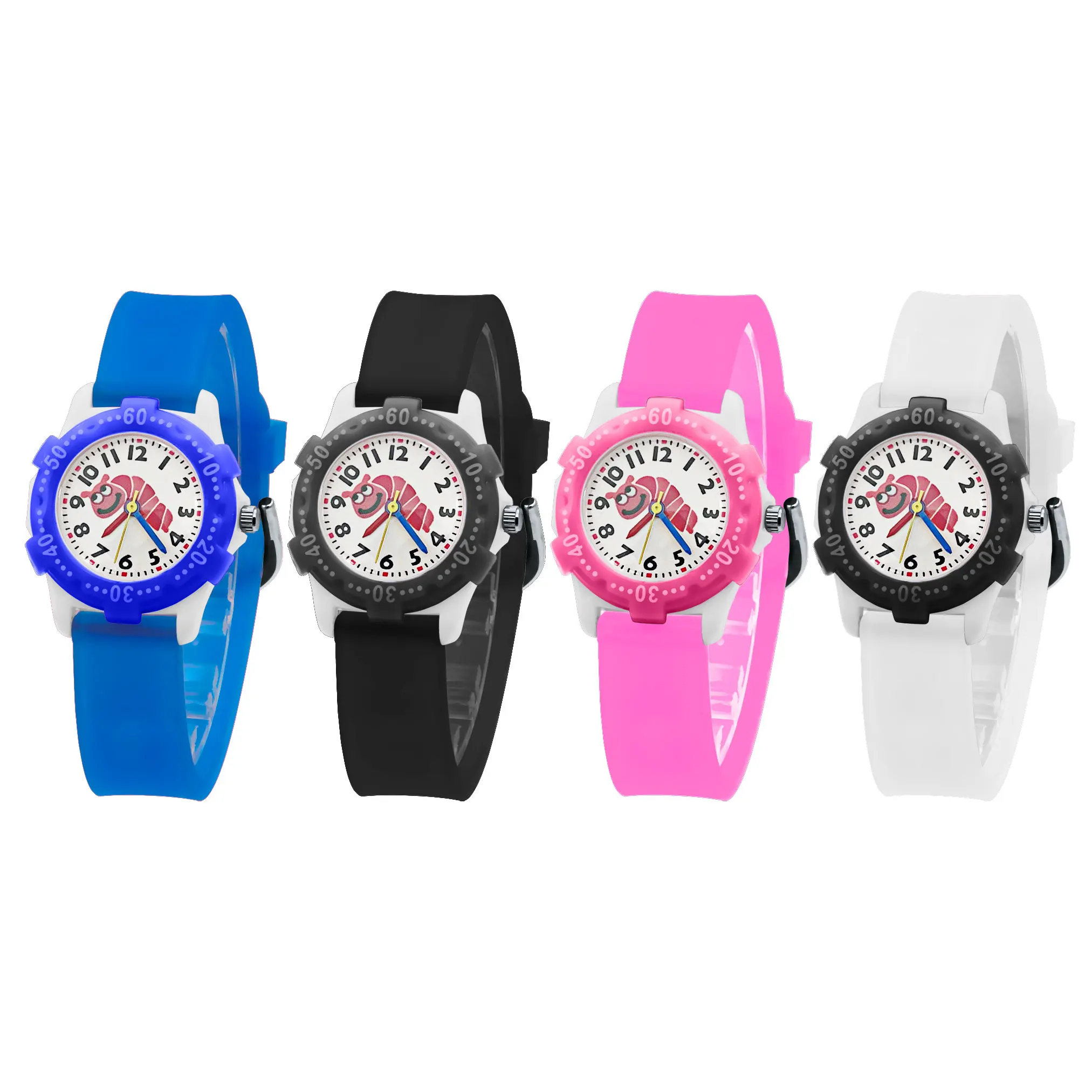 جديد الكرتون الطلب مضيئة كوارتز ساعة عادية الرياضة تدوير لطيف بيبي بوي فتاة ساعة السنة الجديدة هدية Relogio Infantil