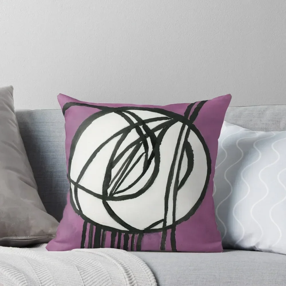 Rosebud Glass Panel by Charles Rennie Mackintosh - Watercolor Throw Pillow Decorative Cushion Cover Decorative pillowcase pillow