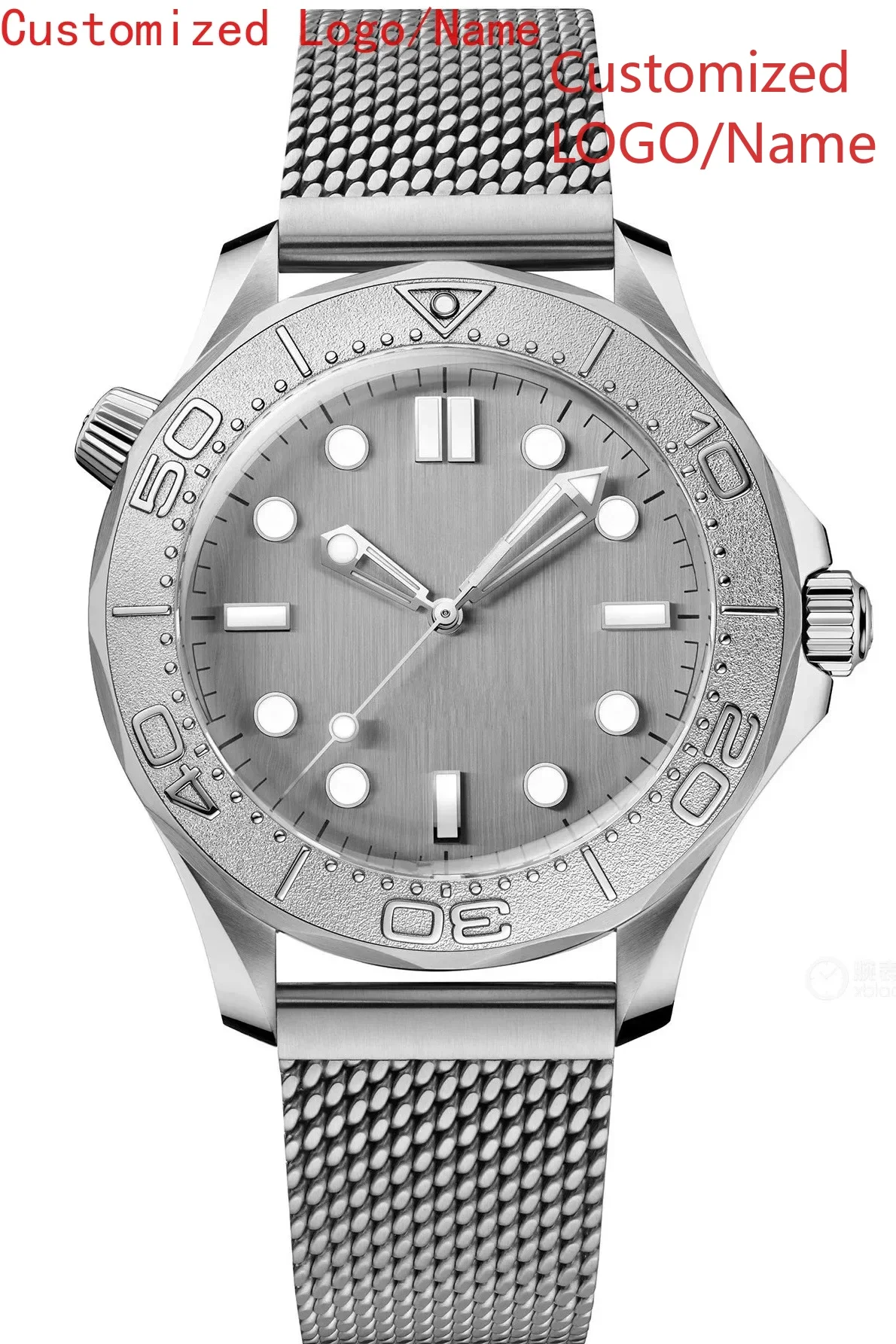 Relógio mecânico automático masculino 904l aço inoxidável preto azul verde moldura de cerâmica rosa ouro safira relógios de luxo personalizados