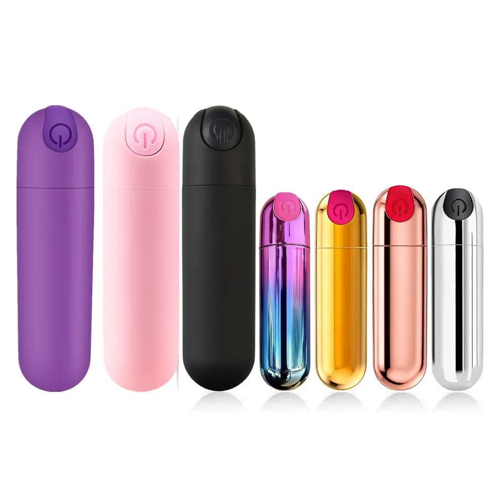 Vibrador Mini bala potente para mujeres, estimulador de clítoris, punto G, masaje vaginal, Juguetes sexuales para adultos, masturbador femenino Gay, 10 velocidades