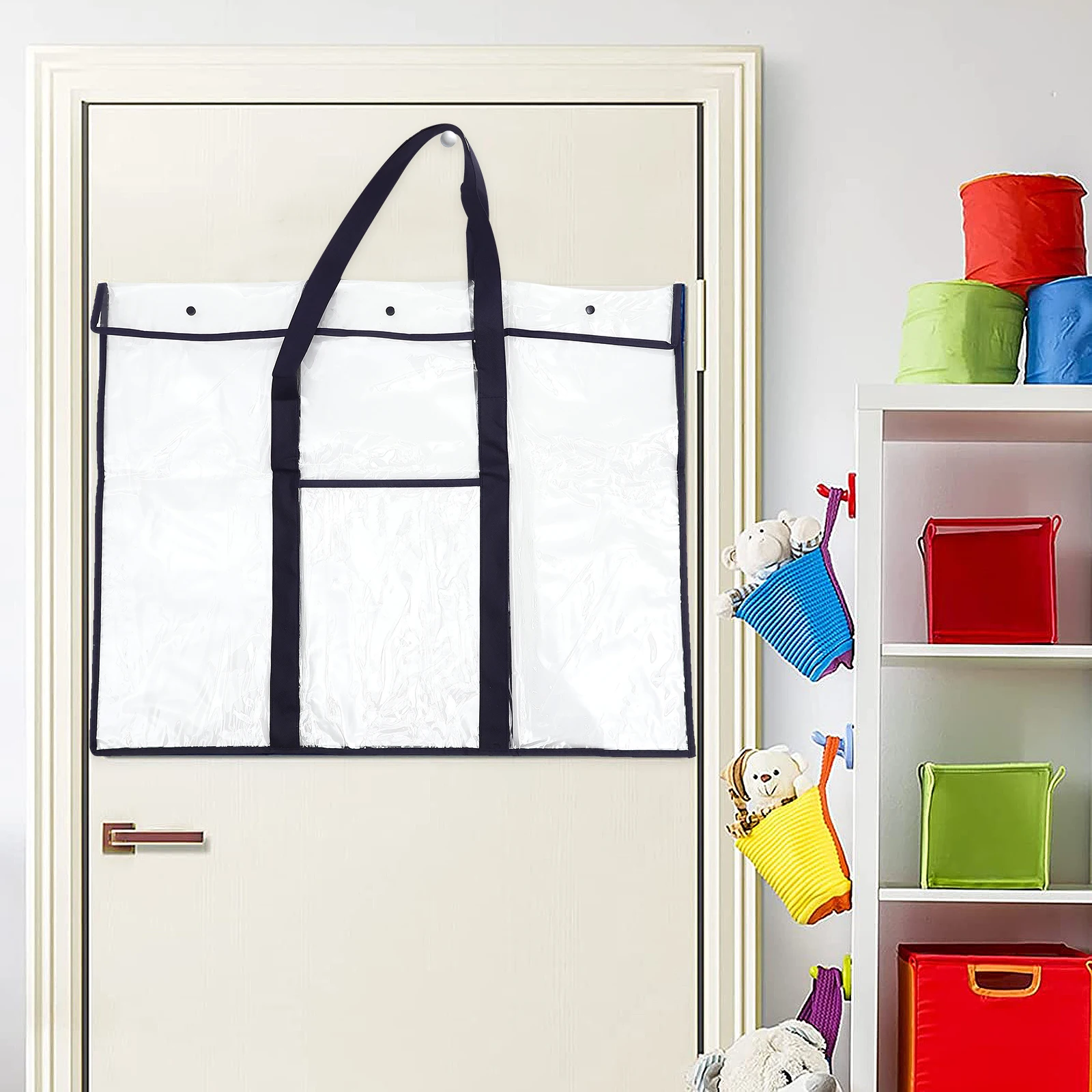 حقيبة رسم كبيرة ومتينة، حامل لوحة رسم محمول، حزام كتف سميك، مجلد منظم لأدوات الأعمال الفنية