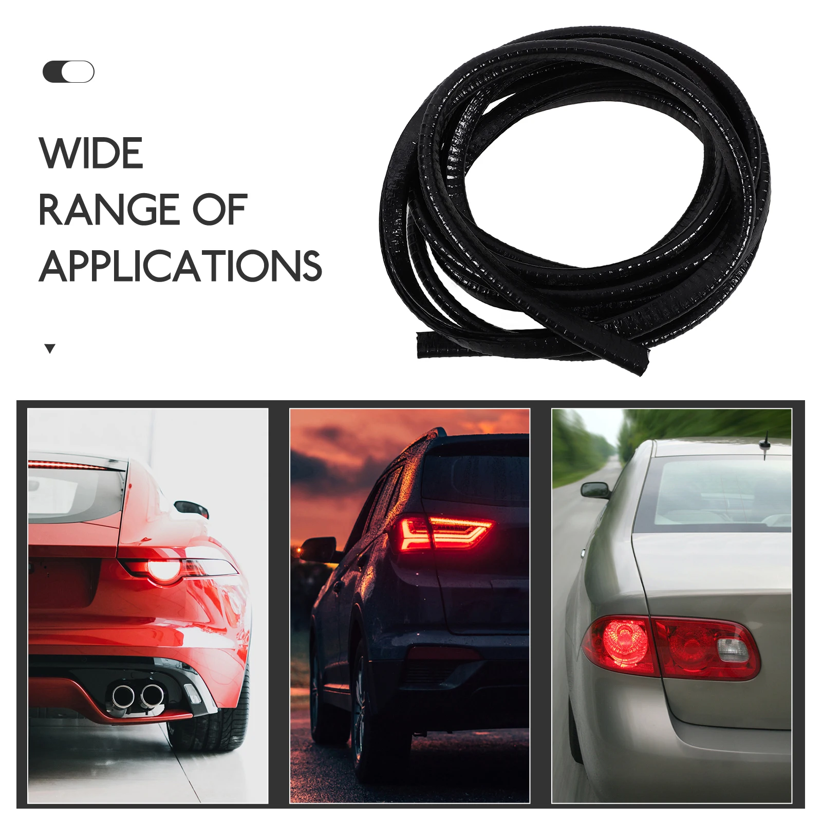 

3 Meter Car Seal Strip Auto Edge Resistant Durable Protective Strip For Vehicle Scratch Protection Weatherproof