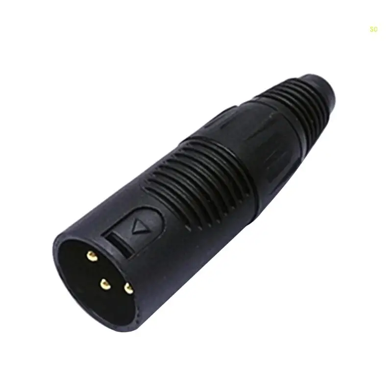 Male/Female 3-Pin Cable Connector Universal Microphone Connector Electronics Accessories Dropshipping