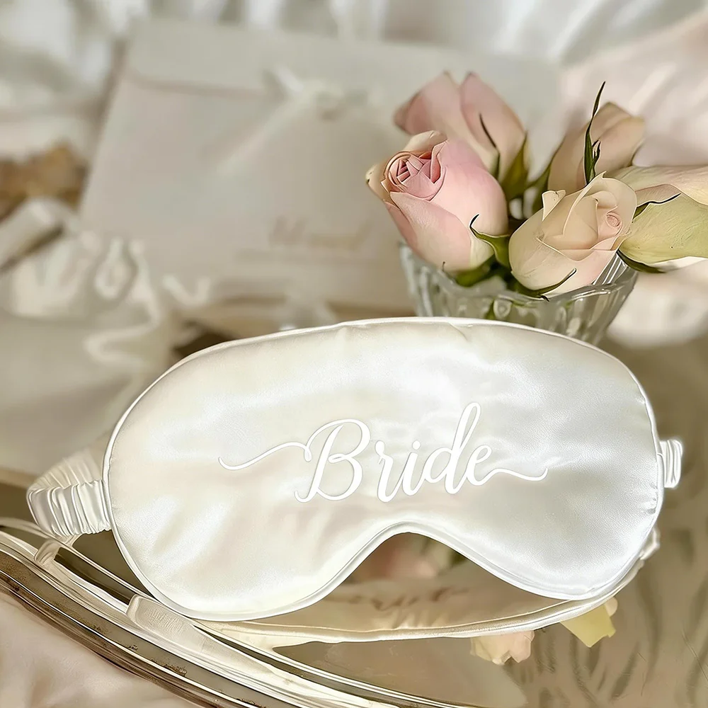 

Bride To Be Wedding Day Eye Mask for Bride Bachelorette Hen Party Supplies Bridal Shower Decoration Bridesmaid Gift Present