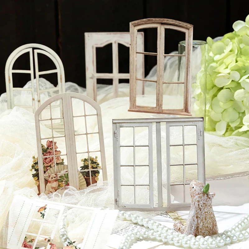 10Pcs Window Frame Stickers Decorative Stickers For Scrapbooking Supplies Junk Journal Kit Album Planner DIY Craft Embellishment