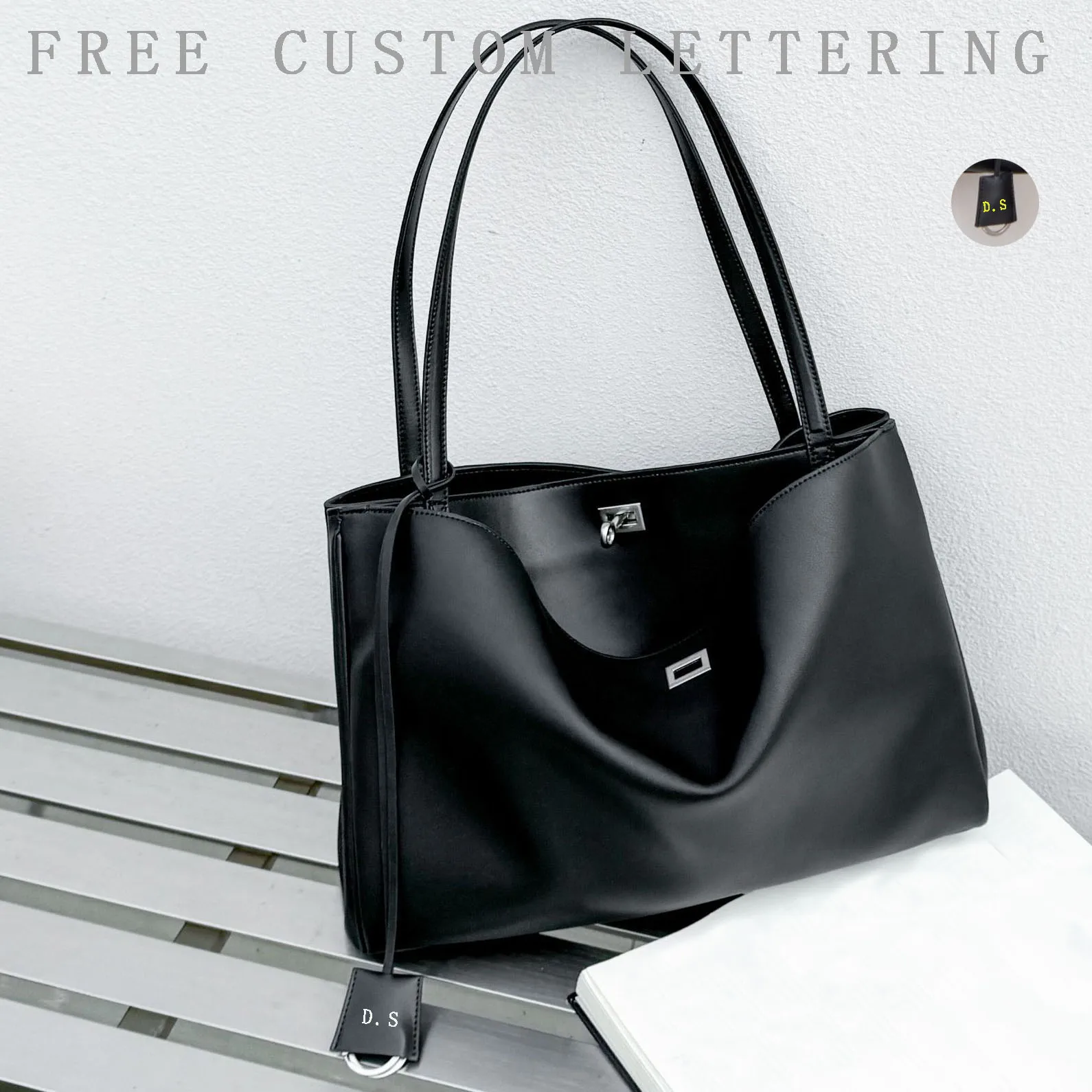 

First layer cowhide handbag 2025 new luxury design genuine leather large capacity commuting fashion women one-shoulder tote bag