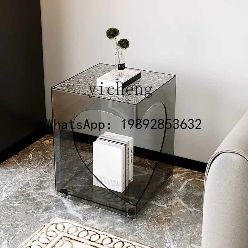 

B-2 sofa side table mobile small side cabinet modern simple living room household corner table bedroom bedside table