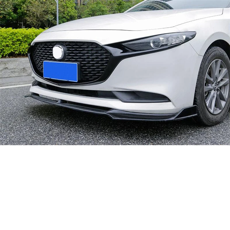 For Car Grille Trim Strip New Mazda 3 2019 2020 ABS FRONT Bumper Full Star RACING Grills Cover Trim Mazda3 M3 ACCESSORIES Refit
