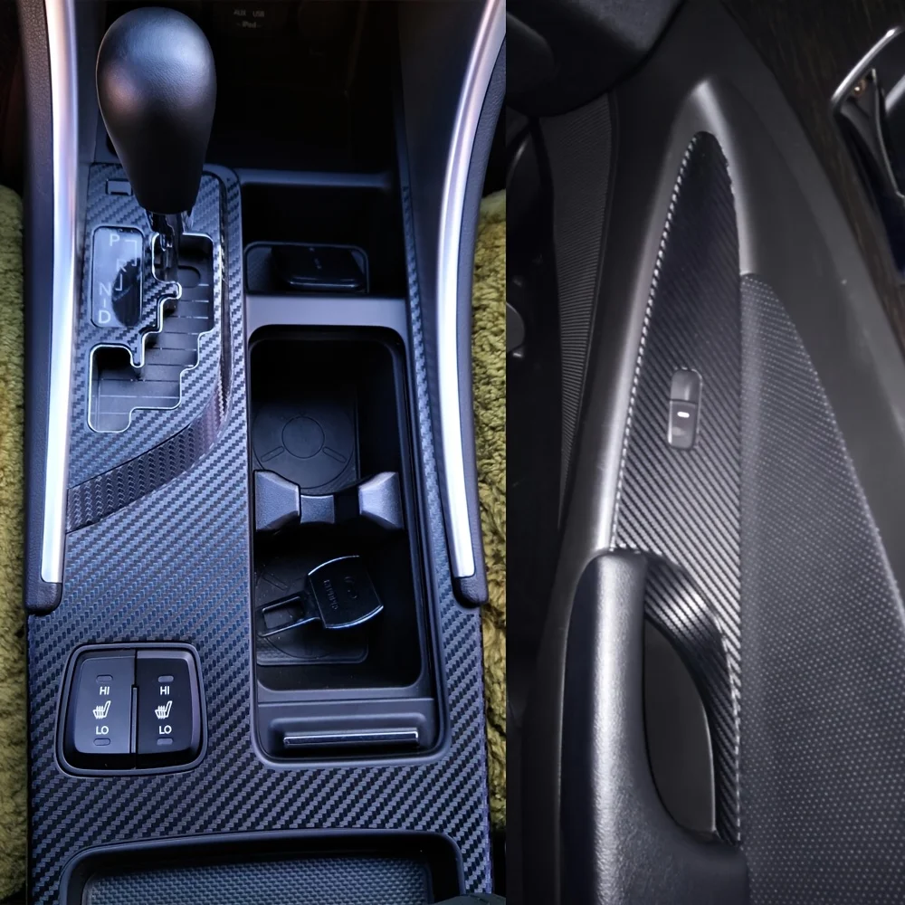 

Carbon Fiber For HYUNDAI Sonata YF 2011-2014 Car Film Interior Sticker Center Console Gear Dashboard Air Door Handle Lift Panel