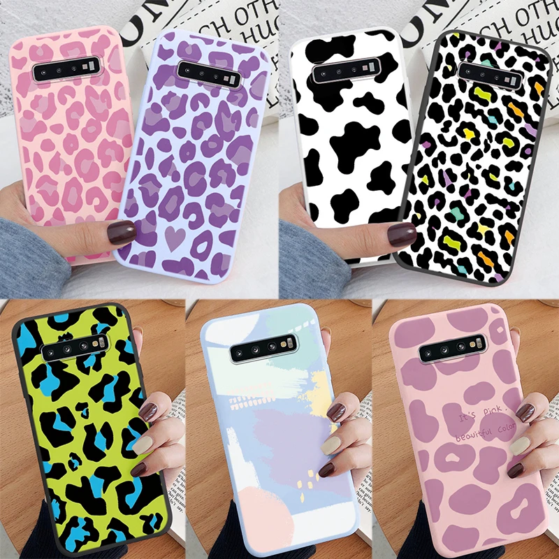 Case For Samsung Galaxy S10 S10E S 10 Plus Soft Silicone TPU Back Cover Case Protective Coque For Samsung S10+ Funda S 10E Capa