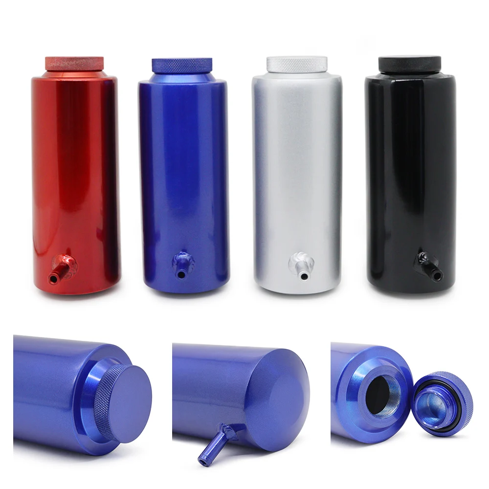 800ML Universal Radiator Coolant Tank Coolant Expansion Tank Cooling Catch Bottle Overflow Reservoir Aluminum