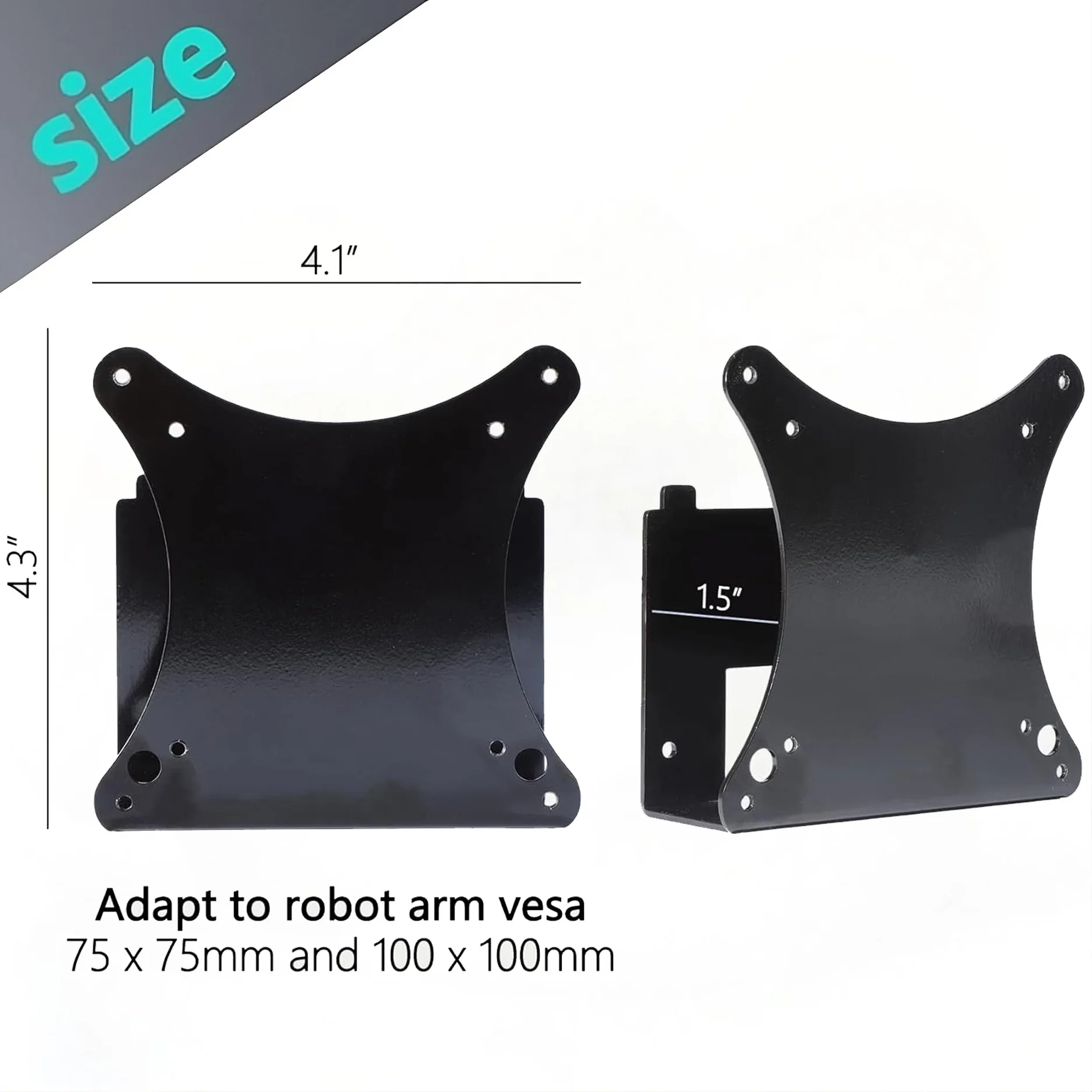 Nowy adapter VESA do monitora LG 27MP58VQ 27MP59G-P 27MP58VO-P 27MP58VQ-PF, uchwyt montażowy do monitorów VESA 75x75 i 100x100 — zdjęcie produktu 5