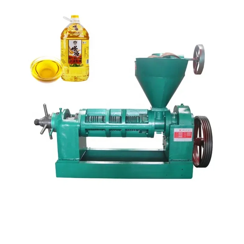 Mini oil press machine sunflower soybean peanut oil making machine