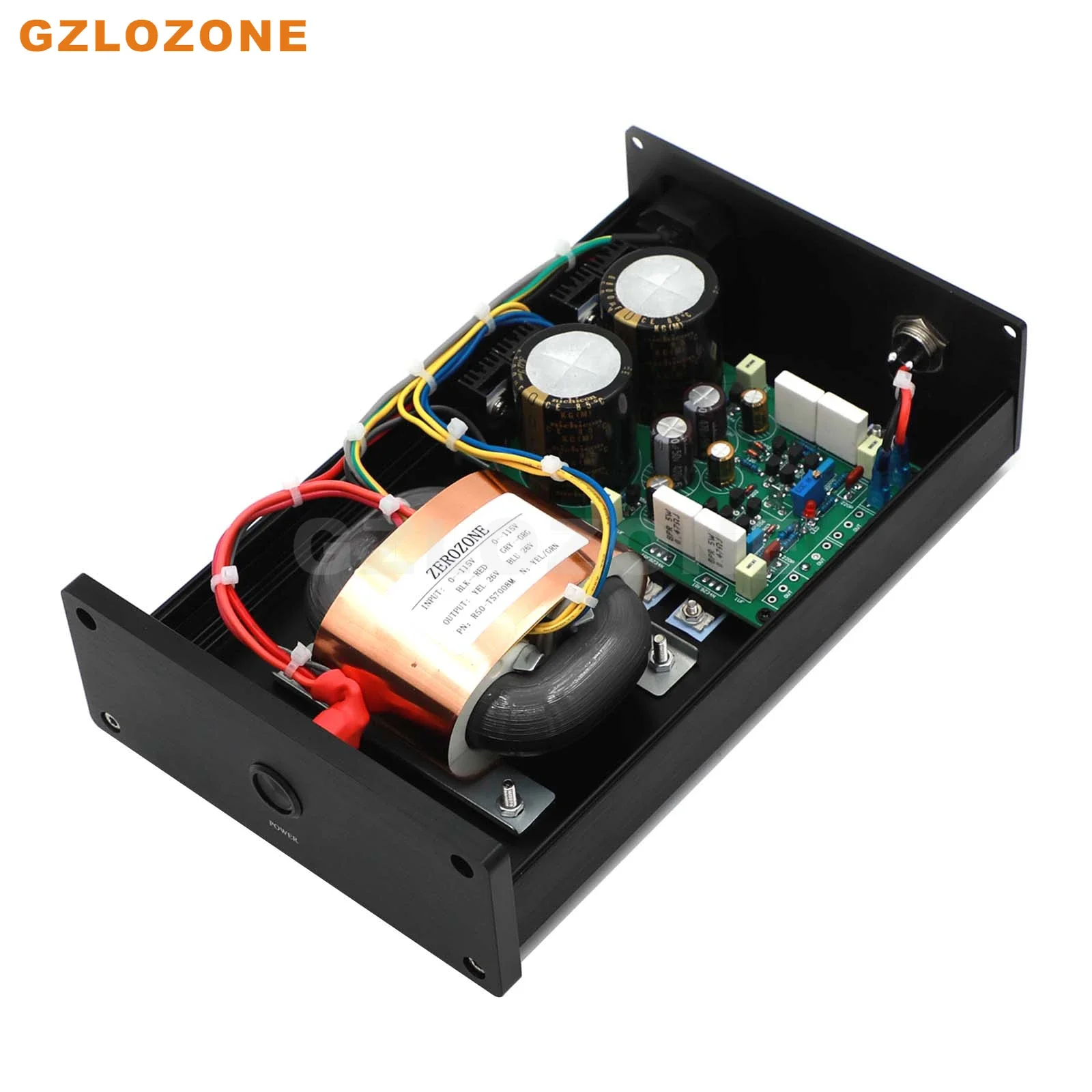 ZEROZONE Finish R-core 65W HIFI Linear Power Supply DC 48V 1A Ultra Low Noise LPS