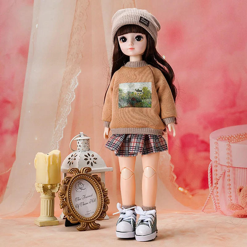 Fashion 30cm Princess Doll 1/6 Bjd Doll or Replacement Clothes Skirt Accessories Kids Girls Doll Toy Gift