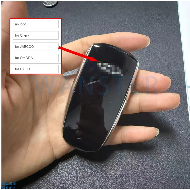 4 أزرار 434 ميجا هرتز Id47 4A رقاقة مفتاح السيارة الأصلي عن بعد فوب/مفتاح السيارة قذيفة لشيري جايكو أومودا EXEED تيجو 8 Plus Tiggo8 Pro #4