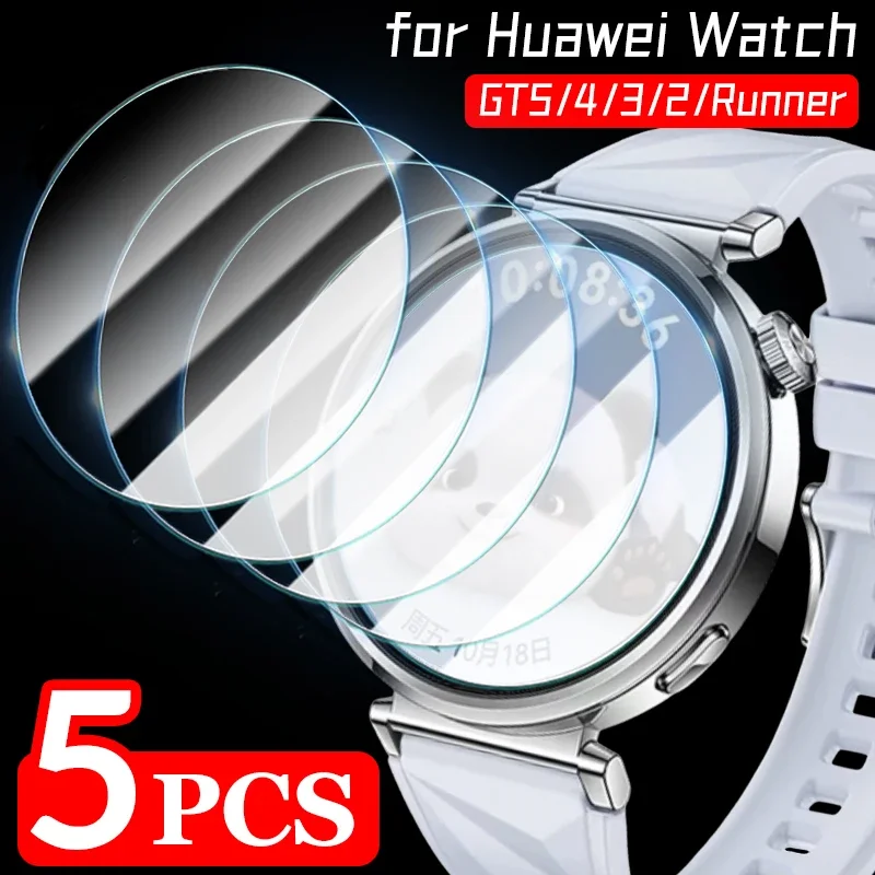 Tempered Glass for Huawei Watch GT 5 4 3 2 GT3 Pro 46mm GT Runner Smartwatch Screen Protector Explosion-Proof Film Accessories