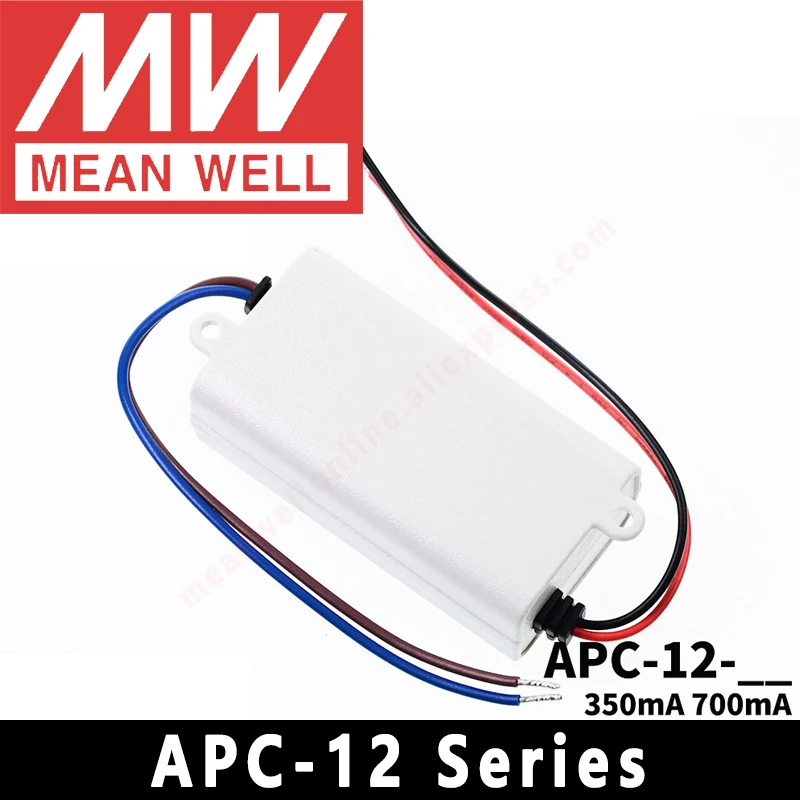 Meanwell LED Driver APC-12 Series 350mA/700mA meanwel LED Transformer IP42 LED Power Supply Constant current Adapter