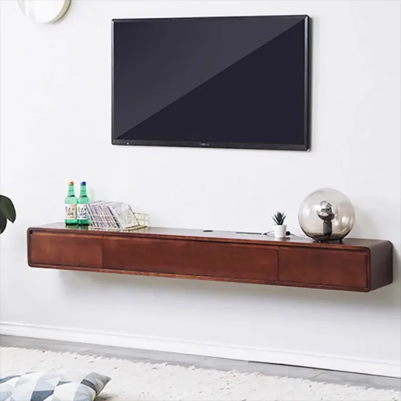 

Wooden Vintage Tv Stand Minimalist Design Narrow Multifunctional Lounge Tv Stand Aesthetic Room Decor Muebles Unique Furniture