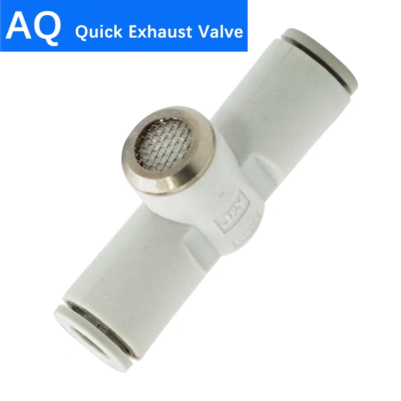 موصل صمام العادم السريع ، مكون هوائي ، وصلة أنبوب الهواء ، AQ240F-04 ، AQ340F-06-00 ، 1 قطعة