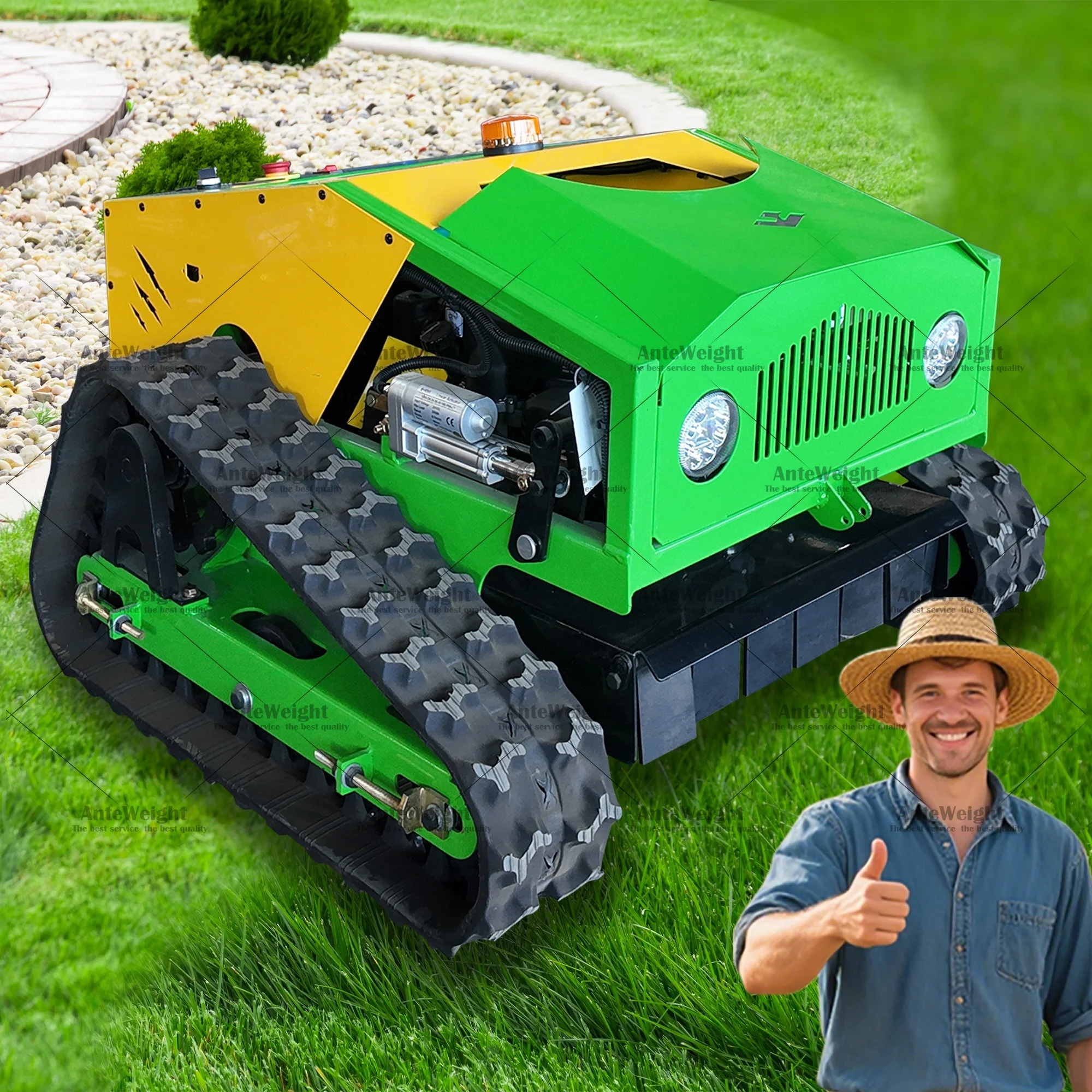 

Easy Operation High Work Efficiency Lawn Mowers for Weeding Gardens Robotic Wheeled Remote Control Lawn Mower