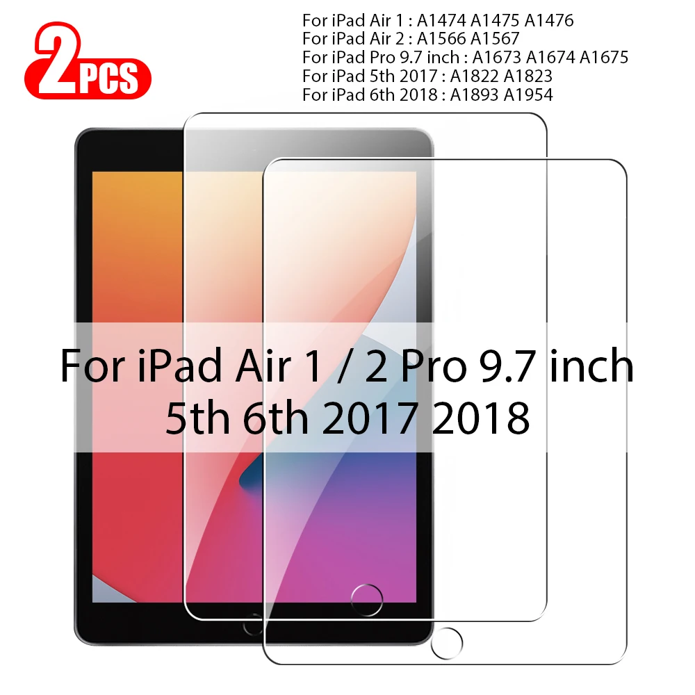 Gehärtetes Glas für Ipad Pro 13 M5 M4 2025 12,9 Air 11 5 4 3 2 M3 M2 Displayschutzfolie A16 10 9 9th 10th Generacion Mini 7 6 Film