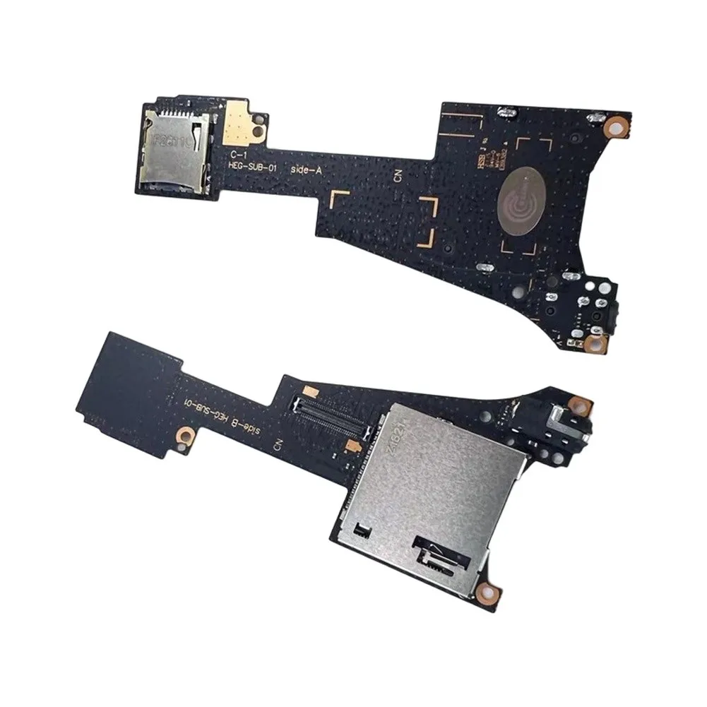 Game Card Slot Board Game Console Parts For Switch NS Lite NS For OLED-Game Cartridge Socket Reader W PCB Earphone Jack