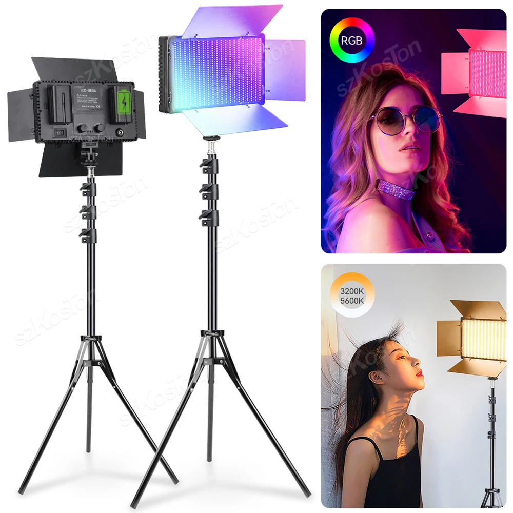 

Photo Studio Portable Lamp Fill Panel Light RGB Video Light Photography Selfie Light LED Camera Light for Youtube Live Streaming