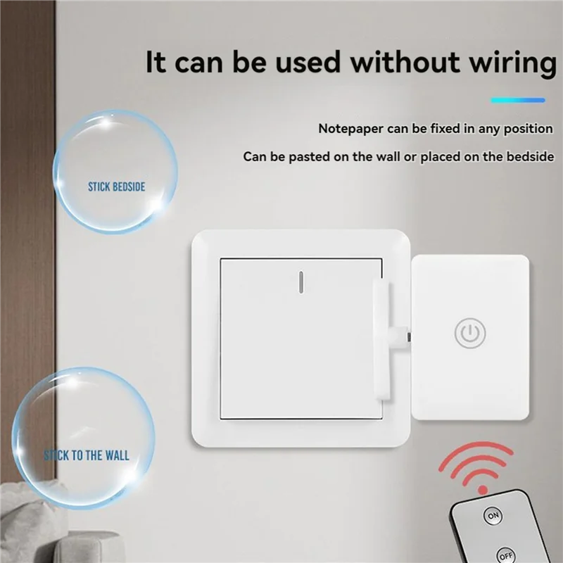 A25P 2X Smart Remote Button Pusher Wireless Button Pusher con telecomando Spegnimento delle luci Artefatto Telecomando a infrarossi