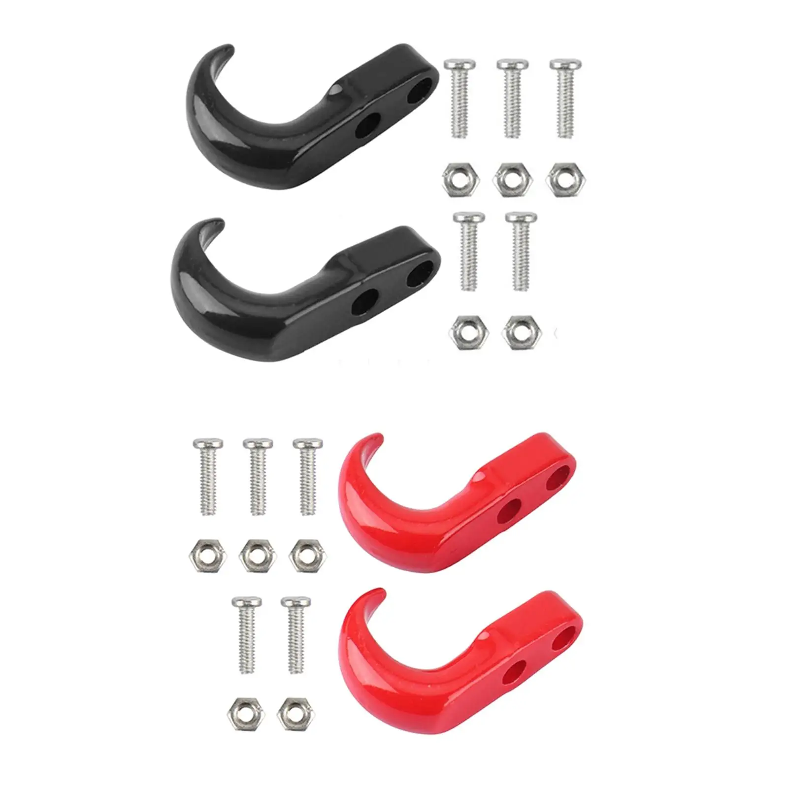 2x crochet de remorque de rechange pour voiture RC, pour Axial SCX24 Buggy DIY
