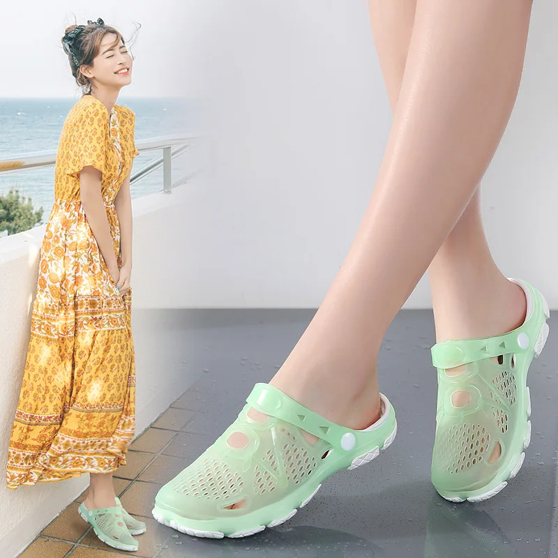 Women Sandals Summer Slippers Women Outdoor Beach Casual Shoes Female Sandals Water Shoes Sandals Light Breathable Ladies Shoesg