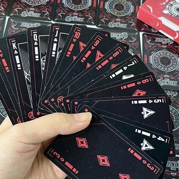 54Pcs Cartoon Iron Man High Definition Playing Cards Family Board Game Competitive Toy Landlord Card Outdoor Entertainment Toys view 2