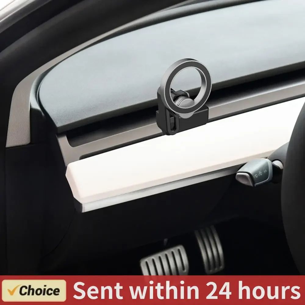 

Mobile Phone Holder Universal Smartphone Stand Support 360 Degree Rotation Quick Access for Tesla Model 3 Model Y