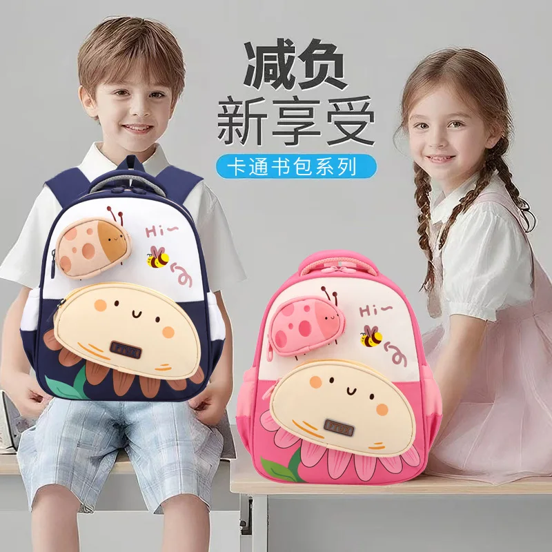 Mochilas школьные сумки для детского сада, милые детские рюкзаки для девочек и мальчиков с защитой позвоночника, детский рюкзак для детей 1-2 класса с героями мультфильмов для начальной школы