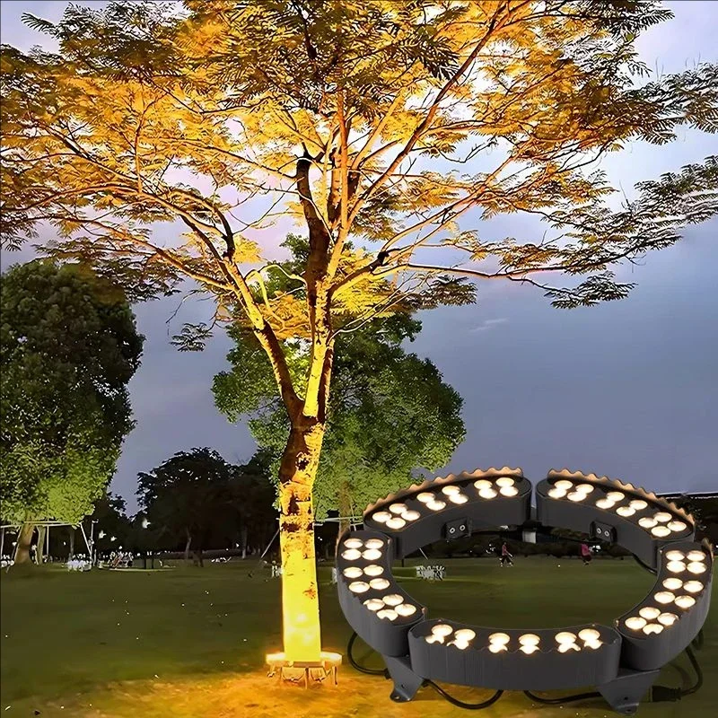 LED IP65 Waterproof Spot Lights Warm White RGB Tree Hugging Garden Lamp Outdoor Spike Type Automatic Tree Lamp