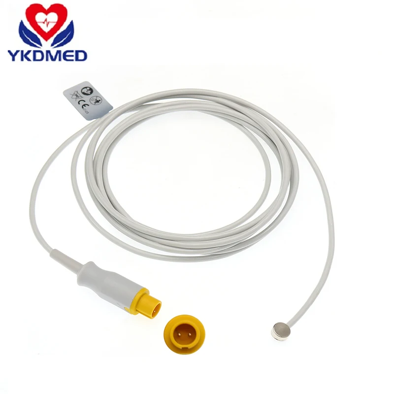 

For Comen C80 Adult Reusable Skin-Urface Temperature Probe 10K Resistance 2pin