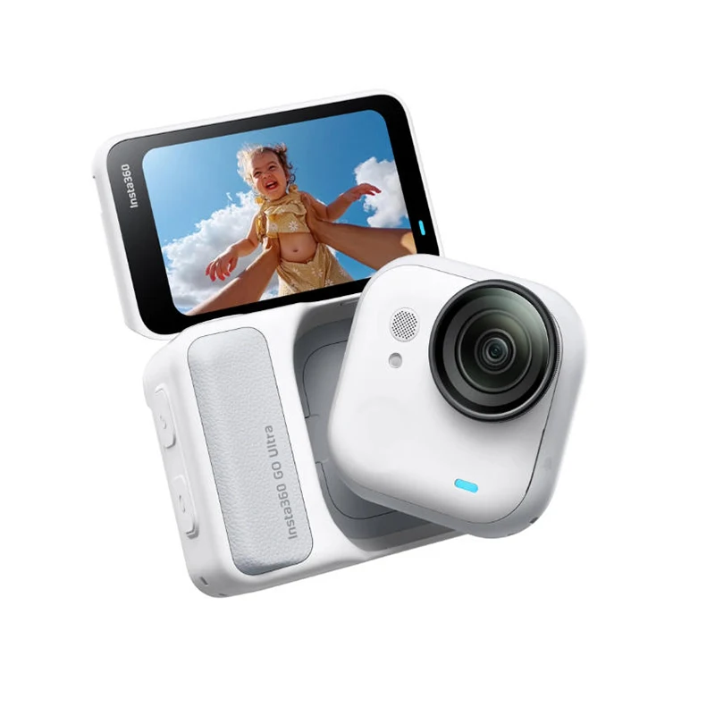 

Insta360 GO Ultra 4K60fps Magnetic Action Camera 53g Ultra-Light with 156° FOV and 2.5" Flip Touchscreen