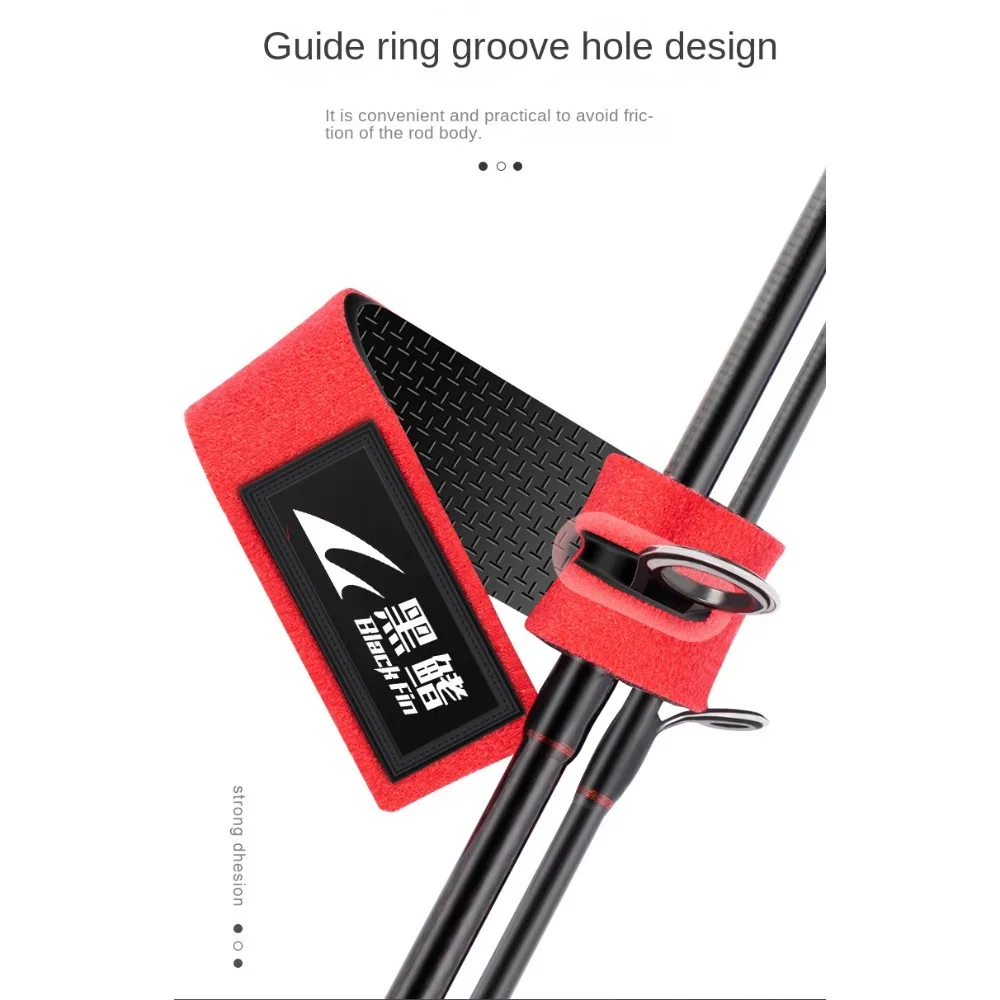 Protector Cap Fishing Rod Protective Sleeve Elasticity Fastener Fishing Rod Straps Holders Reusable Thicken Fishing Rod Tie Men