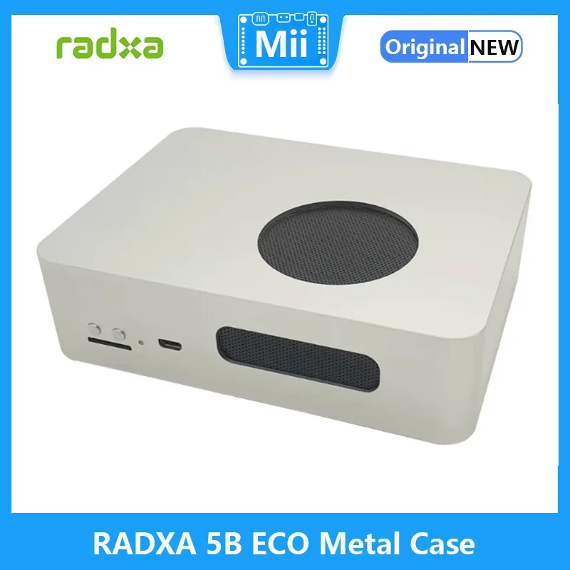 ECO Metal Case for ROCK5 Model B,Optional Cooling Fan