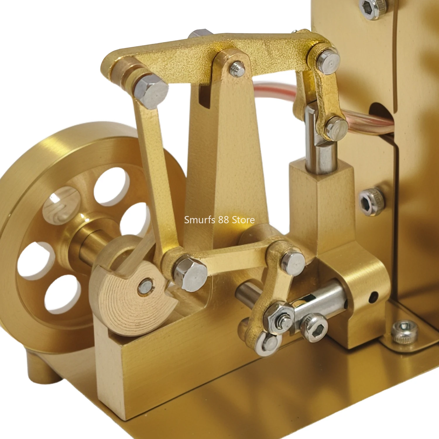 Mini Messing Stoomketel Motor Model Roestvrij Staal Goed Gemaakt Retro Stoomketel Motor Met Veiligheidsklep M89