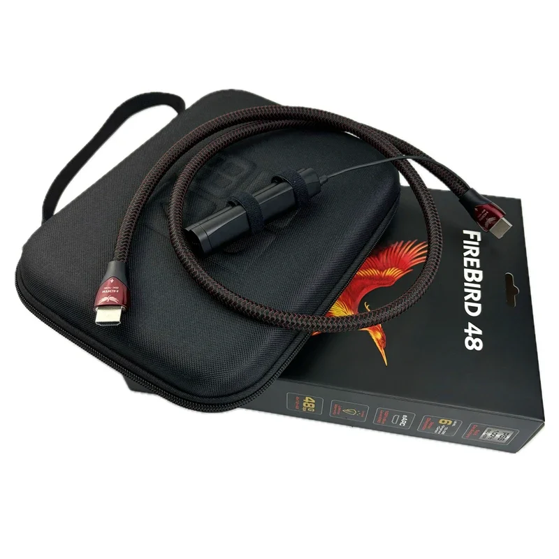 FireBird 48 HDMI Cable 8K 10K PSS Silver eARC HD AV TV 48Gbps 2.1 High Speed HiFi Audio Line