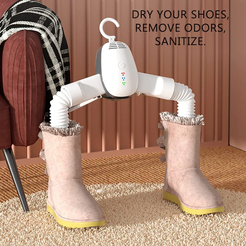 Portable Clothes Dryer Drying Hanger Electric Shoes Clothes Drying Rack Foldable Heater Hanger Machine Travel Laundry Dryer