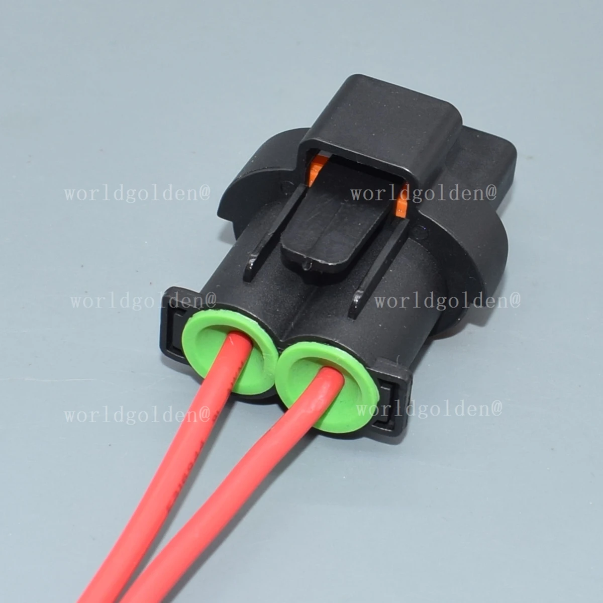 Conector Automotriz Universal de 2 Pines 1544361-1, Conector Hembra Impermeable con Sello de Goma para Sistema de Arnés de Vehículo