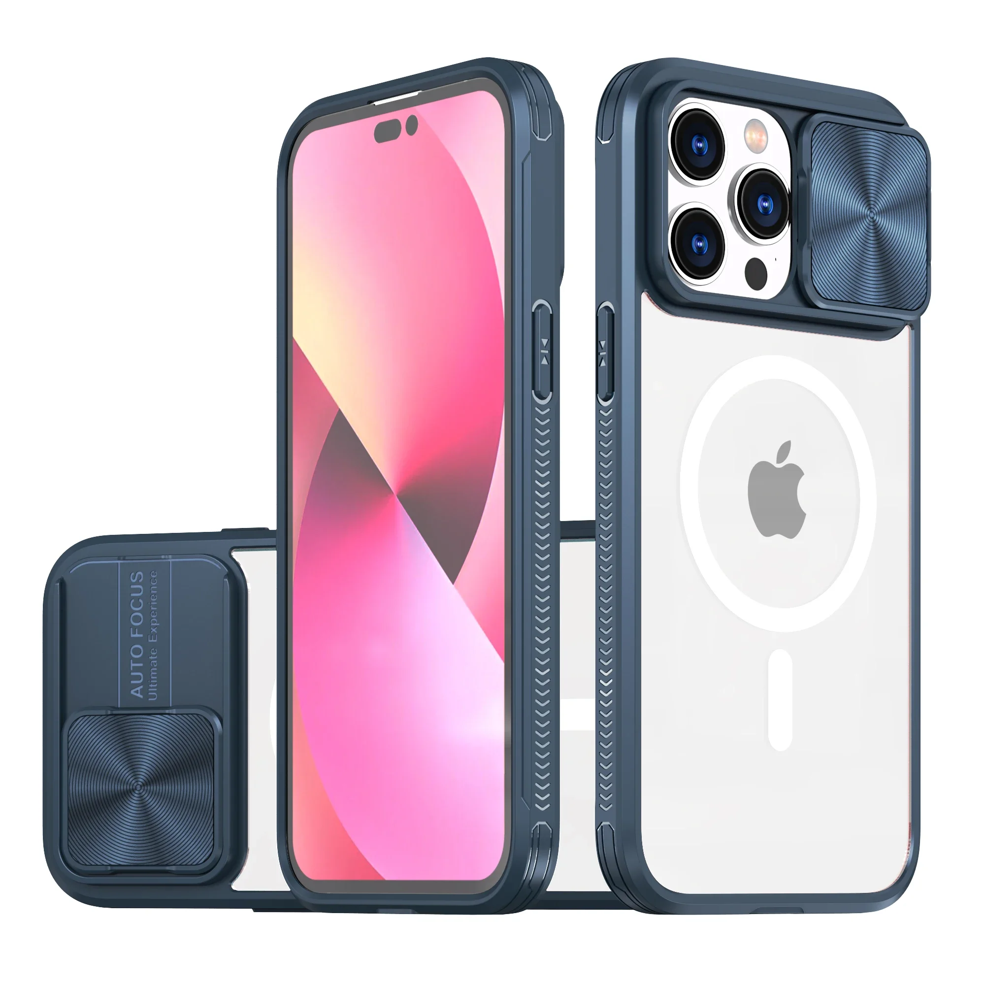 

For Magsafe Magnetic Wireless Charging Case For iPhone 14 13 12 11 Pro XS Max XR X SE 2020 8 Plus TPU Bumper Acrylic Back Cover