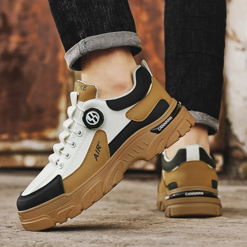 Brand Men Sneakers Leather Pla - Sports Equipment Brands review and price