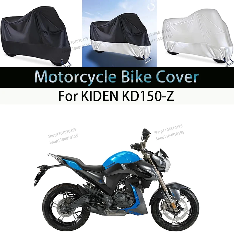 Cubierta para motocicleta KIDEN KD150-Z, cubierta para la lluvia para Moto, impermeable, a prueba de polvo, cubierta UV, cubierta para interior y exterior para motocicleta y Scooter