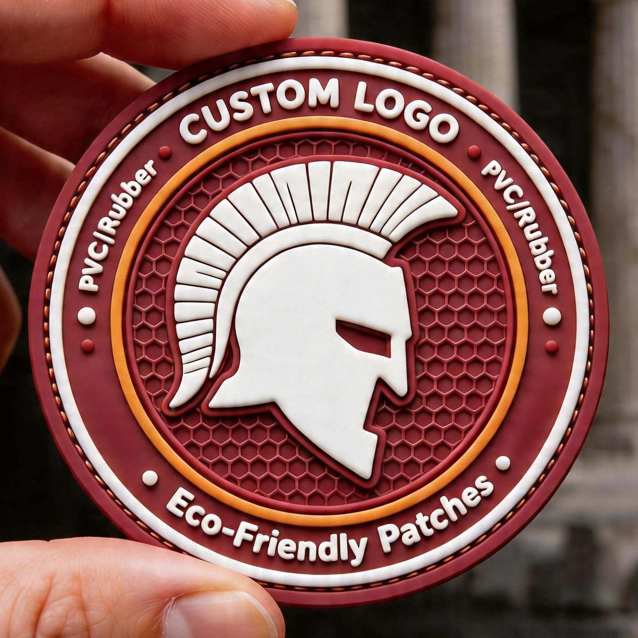 

Custom High Quality Soft PVC Rubber Patches Wholesale Multi Color Waterproof 3D Logo Patch For Clothing Bag Hat Decor